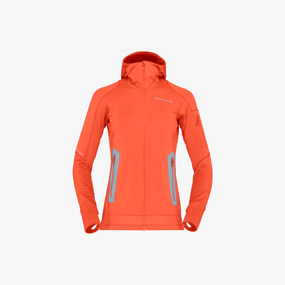 NORRONA - Falketind Power Grid Hood W's - Pacific Rivers Outfitting Company